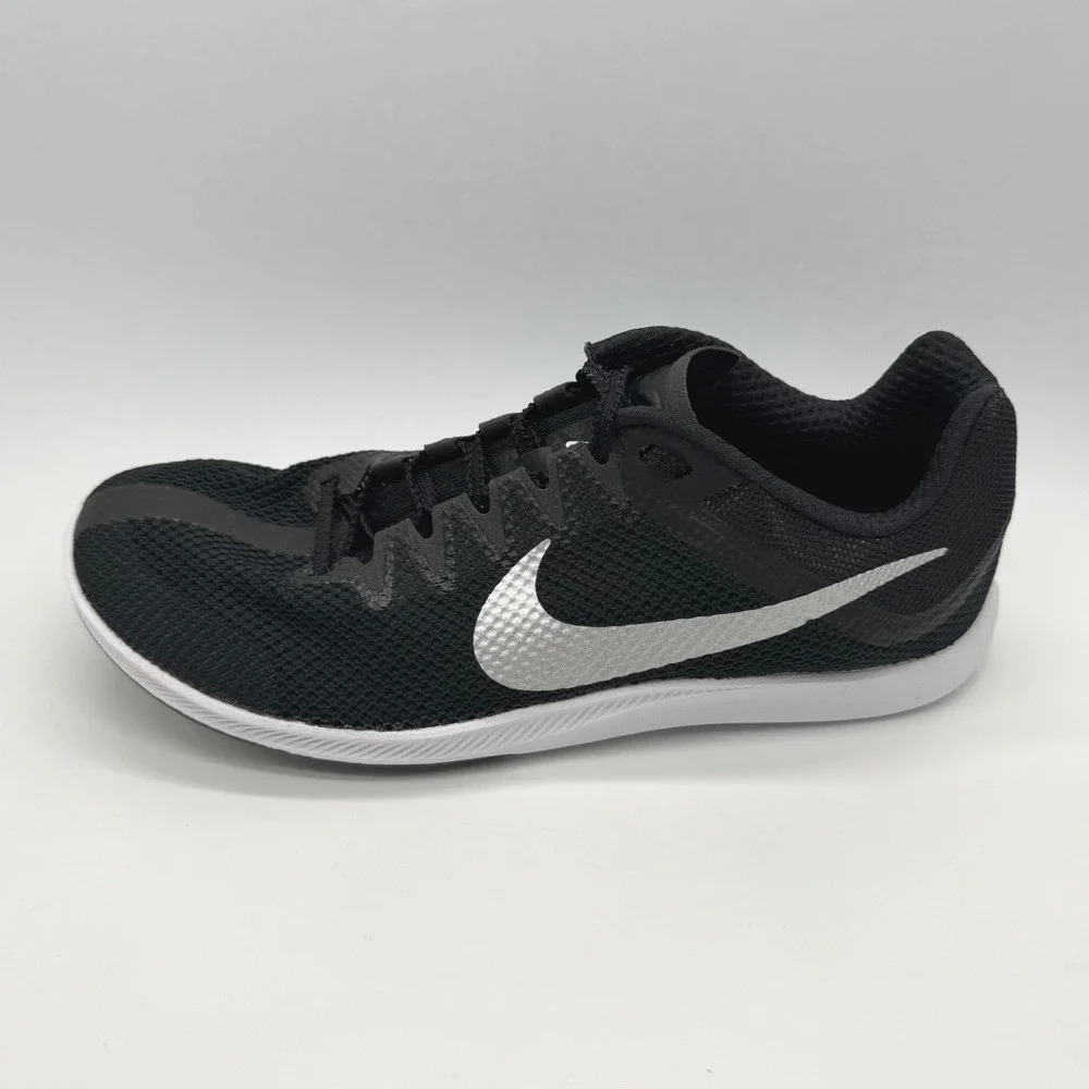 Nike Zoom Rival Track & Field Distance Black White Spikes DC8725-001‎ Men's Sz 9